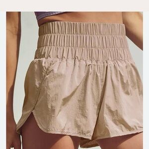 Free People FP Movement The Way Home Shorts Lined Running Shorts Clay Med NWOT
